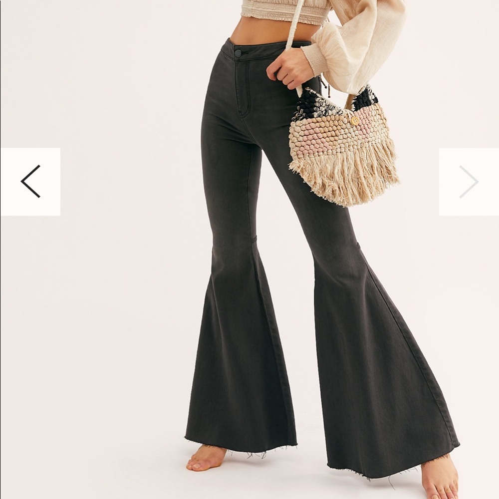 Free People high waist flare jeans